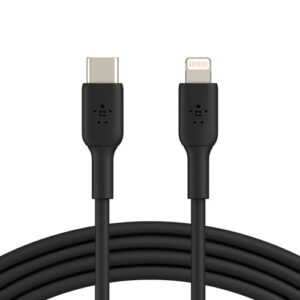 Belkin CAA003BT1MBK cable de conector Lightning 1 m Negro