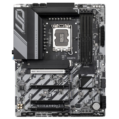 GIGABYTE Placa base Z890 UD WIFI6E - Compatible con CPUs Intel Core Ultra (Serie 2), VRM de 12+1+2 fases, hasta 8800MHz DDR5 (OC), 1xPCIe 5.0 + 2xPCIe 4.0, Wi-Fi 6E, LAN 2.5GbE, USB 4 - Imagen 3