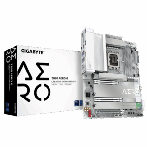 GIGABYTE Placa base Z890 AERO G - Compatible con CPUs Intel Core Ultra (Serie 2), VRM de 16+1+2 fases, hasta 8800MHz DDR5 (OC), 1xPCIe 5.0 + 4xPCIe 4.0, Wi-Fi 7, LAN 2.5GbE, Thunderbolt 4