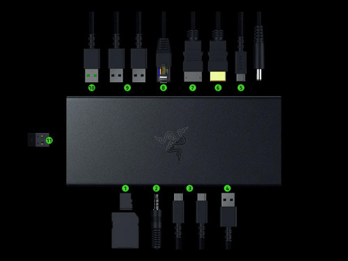 CARGADOR RAZER USB 4 DOCK (RC21-02280100-R3EK) - Imagen 2