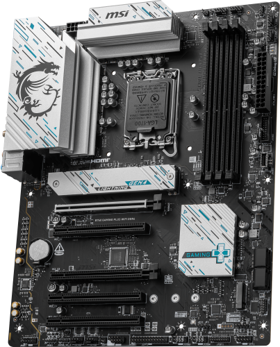 PLACA MSI B760 GAMING PLUS WIFI DDR4,INTEL,1700,B760,4DDR4,192GB,HDMI+DP,4SATA+2M.2,6USB 3.2,2.5GB+WIFI6E+BT5.3,ATX - Imagen 5