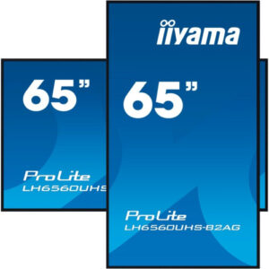 MONITOR IIYAMA 65" 3840X2160, UHD, 500CD/M2, LANDSCAPE PORTR