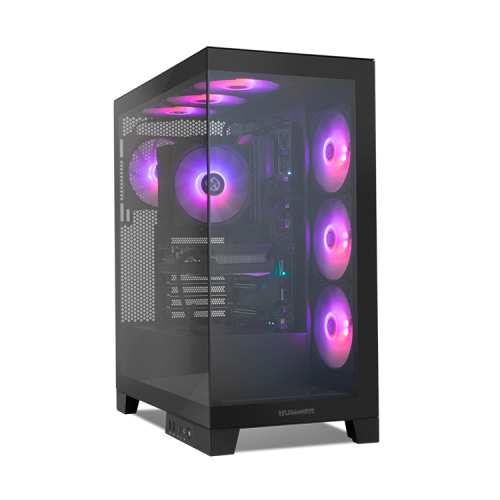 NOX Hummer Glock Black Midi Tower Negro