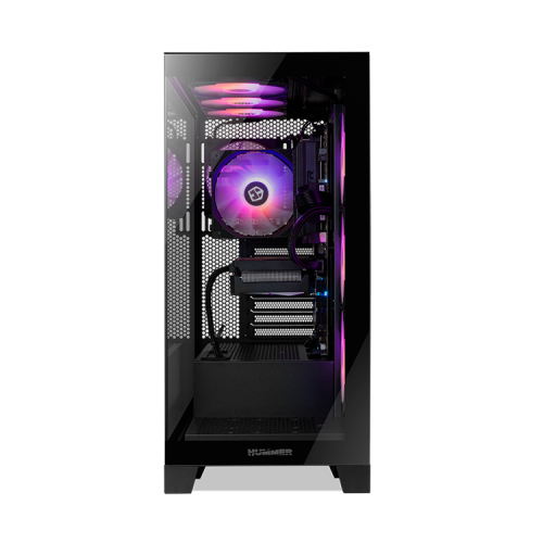 NOX Hummer Glock Black Midi Tower Negro - Imagen 6