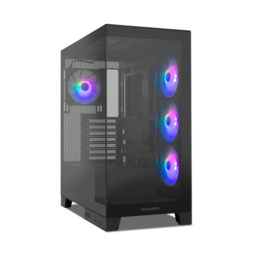 NOX Hummer Glock Black Midi Tower Negro - Imagen 11