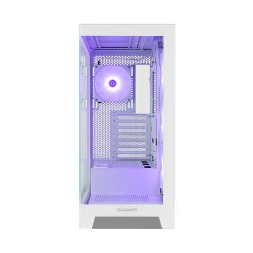 NOX Hummer Glock Midi Tower Blanco - Imagen 7