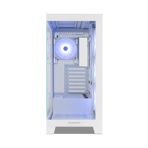 NOX Hummer Glock Midi Tower Blanco - Imagen 8