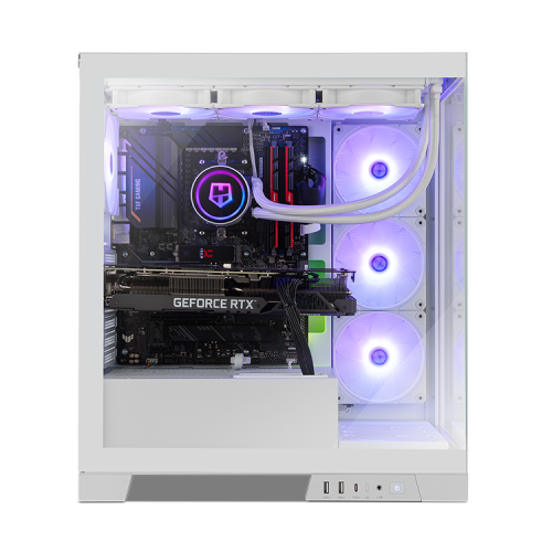 NOX Hummer Glock Midi Tower Blanco - Imagen 9