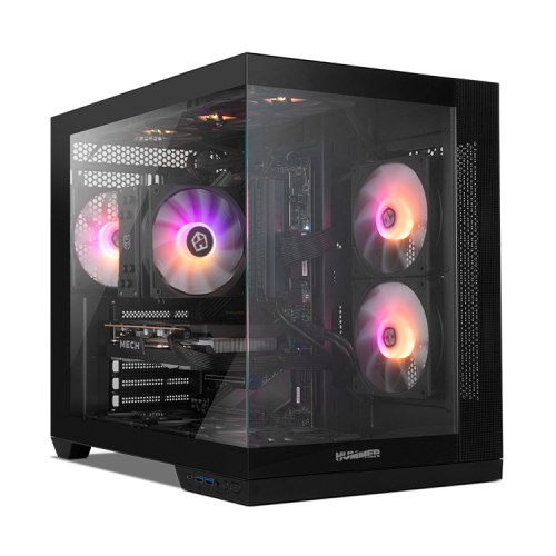 NOX HUMMER ASTRA NEO NEGRA FRAMLESS USB 3.0 TYPE-C - Imagen 2