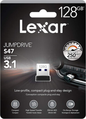 Lexar JumpDrive S47 unidad flash USB 128 GB USB tipo A 3