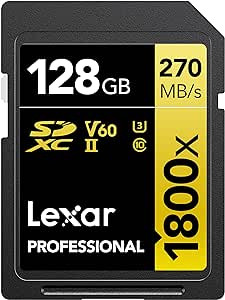 LEXAR 128GB PROFESSIONAL 1800X SDXC UHS-II CARDS, UP TO - Imagen 2