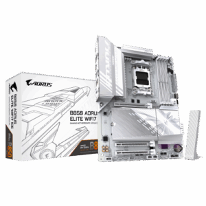 GIGABYTE B850 AORUS ELITE WIFI7 ICE Placa Base - Procesadores AMD Ryzen Serie 9000, VRM digital de 12+2+1 fases, hasta 8200MHz DDR5 (OC), 1xPCIe 5.0 + 2xPCIe 4.0 M.2, LAN 2.5, WIFI 7, USB 3.2 Gen 2x2