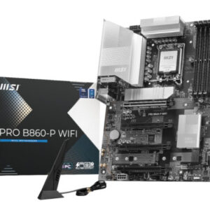 PLACA MSI PRO B860-P WIFI,INTEL,1851,B860,4DDR5,USB 10GBPS,WIFI,ATX