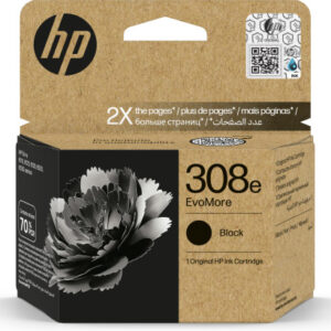HP Cartucho de Tinta Original EvoMore 308e negra