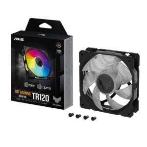 ASUS TUF Gaming TR120 ARGB Fan - Single Pack Carcasa del ordenador Ventilador 12 cm Negro