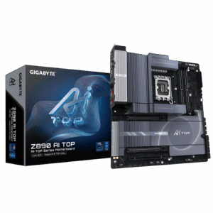 PLACA GIGABYTE Z890 AI TOP,INTEL,1851,Z890,4DDR5,256GB,HDMI+DP+2THUNDERBOLT,8SATA3+4M.2,2LAN10GB+WIFI7+BT5.3,1USB4+12USB3.2,E-ATX