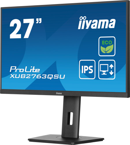 iiyama ProLite XUB2763QSU-B1 pantalla para PC 68,6 cm (27") 2560 x 1440 Pixeles Full HD LED Negro - Imagen 6