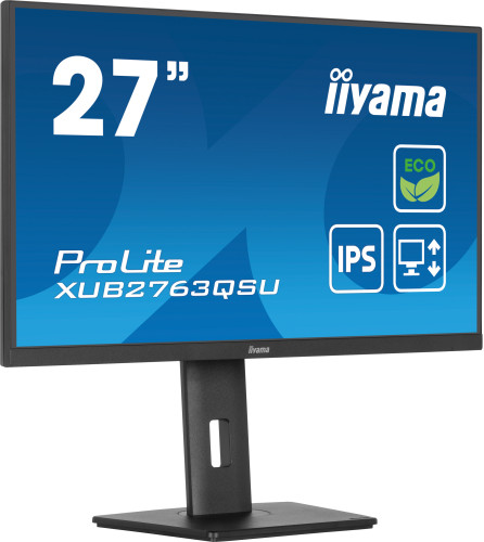 iiyama ProLite XUB2763QSU-B1 pantalla para PC 68,6 cm (27") 2560 x 1440 Pixeles Full HD LED Negro - Imagen 7