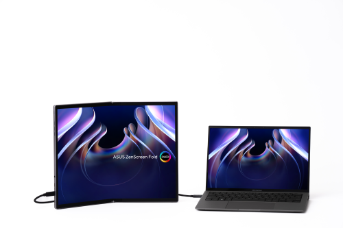 ASUS ZenScreen Fold OLED MQ17QH pantalla para PC 43,9 cm (17.3") 2560 x 1920 Pixeles Quad HD Plata - Imagen 3