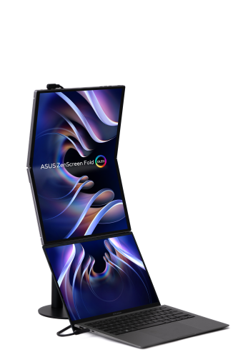 ASUS ZenScreen Fold OLED MQ17QH pantalla para PC 43,9 cm (17.3") 2560 x 1920 Pixeles Quad HD Plata - Imagen 7