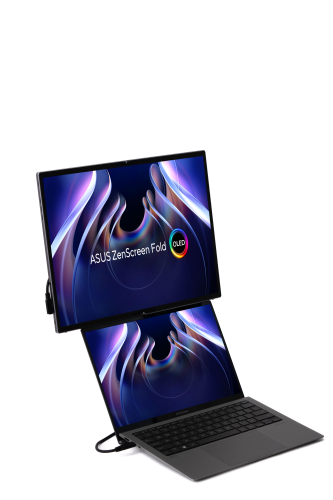 ASUS ZenScreen Fold OLED MQ17QH pantalla para PC 43,9 cm (17.3") 2560 x 1920 Pixeles Quad HD Plata - Imagen 8