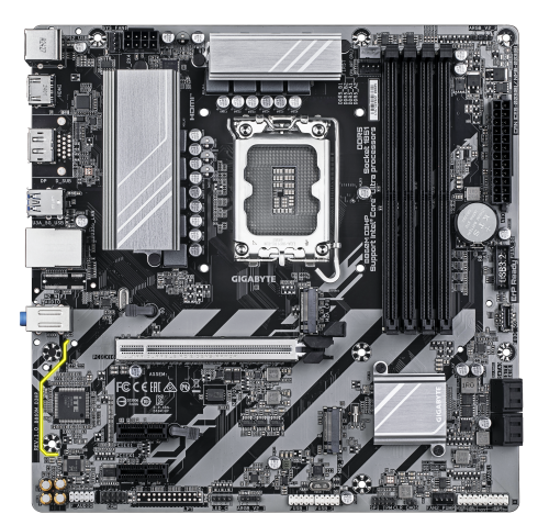 GIGABYTE B860M D3HP Placa base - CPUs Intel Core Ultra, VRM de 4+1+2+1 fases, hasta 9066MHz DDR5, 2xPCIe 4.0 M.2, LAN GbE, USB 3.2 Gen 1 - Imagen 3