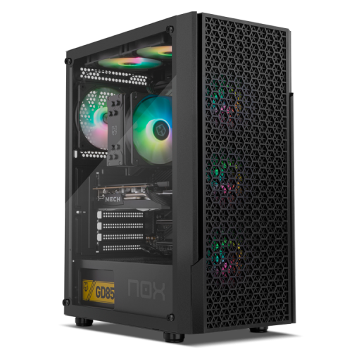 NOX Infinity Beta Midi Tower Negro - Imagen 3