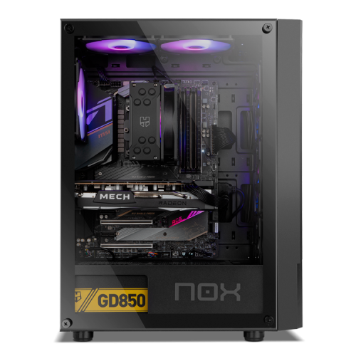 NOX Infinity Beta Midi Tower Negro - Imagen 5
