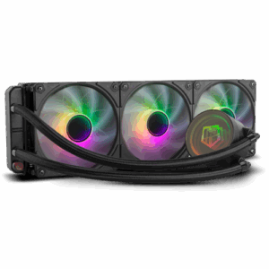 NOX NXHUMMERM360ARGB sistema de refrigeración para ordenador Procesador Sistema de refrigeración líquida todo en uno 12 cm Negro 1 pieza(s)