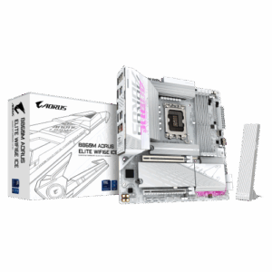 GIGABYTE B860M AORUS ELITE WF6E ICE Placa base - CPUs Intel Core Ultra, VRM de 12+1+2+1 fases, hasta 9200MHz DDR5, 1xPCIe 5.0 + 2xPCIe 4.0 M.2, LAN 2,5 GbE, WIFI 6E, USB 4