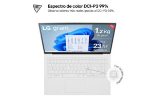 LG GRAM DE 15 PULGADAS LAPTOP LIGERO DE 16GB RAM INTEL CORE ULTRA 7 WINDOWS 11, PANTALLA IPS ANTIRREFLEJO