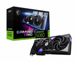 MSI GAMING GEFORCE RTX 5080 16G TRIO OC tarjeta gráfica NVIDIA 16 GB GDDR7