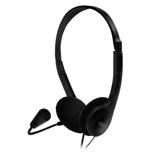 NOX Voice One Auriculares Alámbrico Diadema Llamadas/Música Negro - Imagen 2