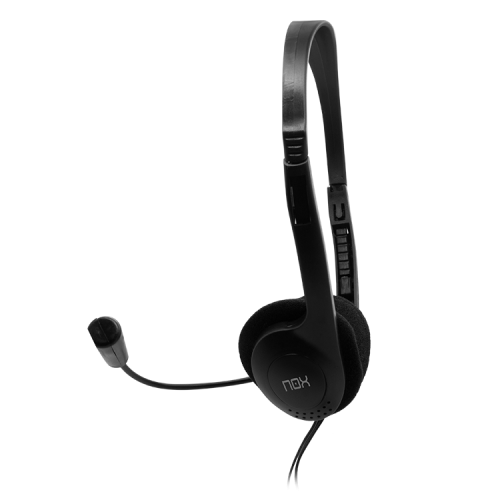 NOX Voice One Auriculares Alámbrico Diadema Llamadas/Música Negro - Imagen 4