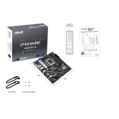 ASUS PRIME H810M-A-CSM Intel H810 LGA 1851 (Socket V1) micro ATX - Imagen 8