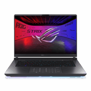 ASUS ROG Strix G16 G615LW-S5003 - Ordenador Portátil Gaming de 16" WQXGA 240Hz (Intel Core Ultra 9 275HX, 32GB RAM, 1TB SSD, NVIDIA RTX 5080 16GB, Sin Sistema Operativo) Gris Eclipse - Teclado QWERTY español