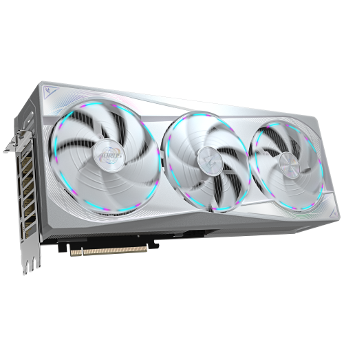 GIGABYTE AORUS GeForce RTX 5080 MASTER ICE 16G Tarjeta Gráfica - 16GB GDDR7, 256 bits, PCI-E 5.0, 2805MHz Core Clock, 3 x DP 2.1a, 1 x HDMI 2.1b, NVIDIA DLSS 4, GV-N5080AORUSM ICE-16GD - Imagen 4