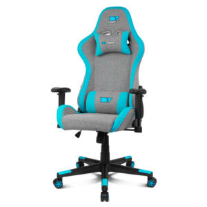 DRIFT DR90 PRO Silla para videojuegos de PC Asiento acolchado Azul, Gris