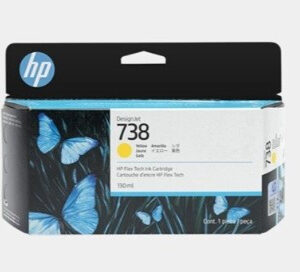HP DESIGNJET 738 CARTUCHO AMARILLO 130ML