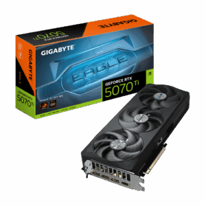 GIGABYTE GeForce RTX 5070 Ti EAGLE OC SFF 16G Tarjeta Gráfica - 16GB GDDR7, 256 bits, PCI-E 5.0, XXXX MHz Core Clock, 3 x DP 2.1a, 1 x HDMI 2.1b, NVIDIA DLSS 4, GV-N507TEAGLE OC-16GD