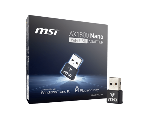 MSI AX1800 Nano WiFi USB Adapter tarjeta y adaptador de - Imagen 6