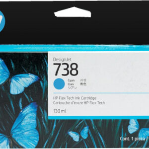 HP DESIGNJET 738 CARTUCHO CIAN 130ML