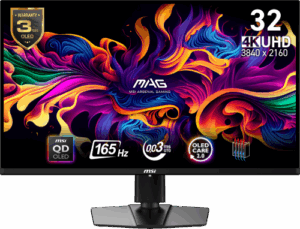 MSI MAG 321UP QD-OLED pantalla para PC 80 cm (31.5") 3840 x 2160 Pixeles 4K Ultra HD Negro