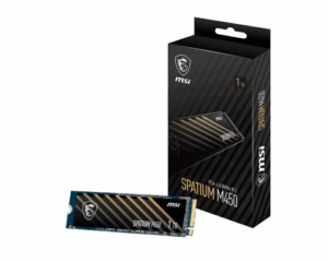 MSI SPATIUM M450 PCIe 4.0 NVMe M.2 1TB PCI Express 4.0 3D NAND