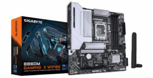 PLACA GIGABYTE B860M GAMING X WIFI6E,INTEL,1851,B860,4DDR5,256GB,HDMI+DP+USB4,4SATA+2M.2,2.5GBELAN+WIFI6E+BT5.3,3USB3.2,MATX