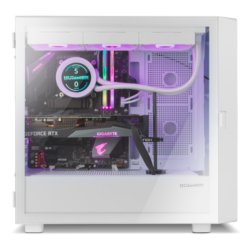 NOX Hummer BIOS Midi Tower Blanco - Imagen 15