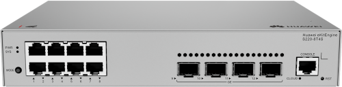 HUAWEI eKit S220 Series S220-8T4S Gestionado L2 Gigabit Ethernet (10/100/1000) 1U Gris - Imagen 2