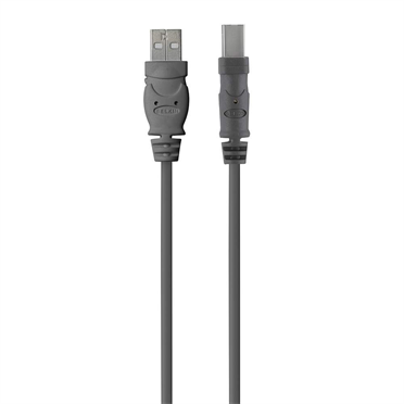 Belkin USB 2.0 A - USB 2.0 B, 3m cable USB USB A USB B Gris - Imagen 2