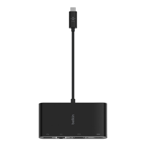 Belkin AVC005BTBK base para portátil y replicador de puertos Alámbrico USB 3.2 Gen 1 (3.1 Gen 1) Type-C Negro - Imagen 3