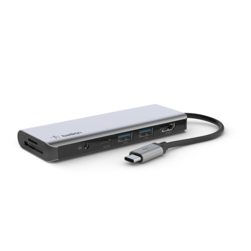 Belkin AVC009btSGY USB 3.2 Gen 1 (3.1 Gen 1) Type-C Plata